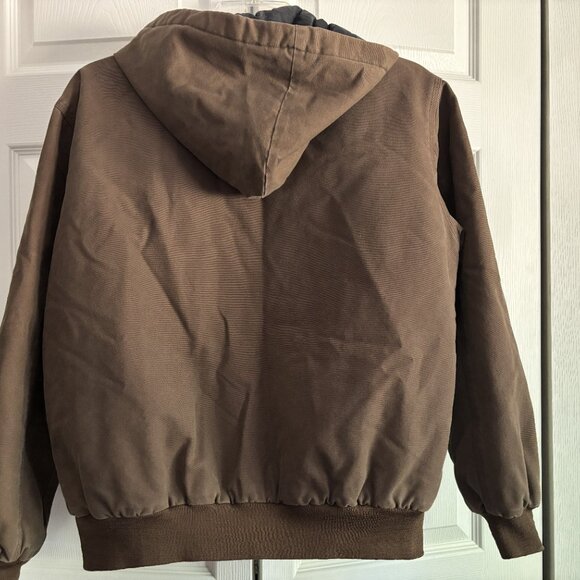 Men's Red Head Hooded Winter Jacket - Picture 2 of 4